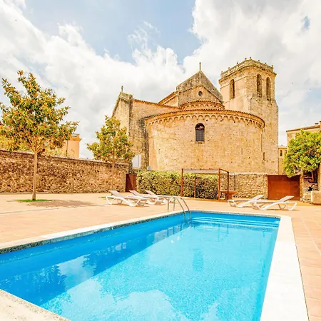 Abadia Swiming Pool Unica Piscina En El Centro Apartment Besalu Exterior photo